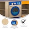 Flash Furniture Bright Beginnings Commercial Grade Wooden Kid's Washing Machine with Integrated Storage and Turning Knobs MK-ME03546-GG - alternate 3